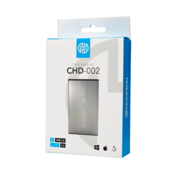 Case para HD 2'5 Hoopson Prata - CHD-002 - Image 3