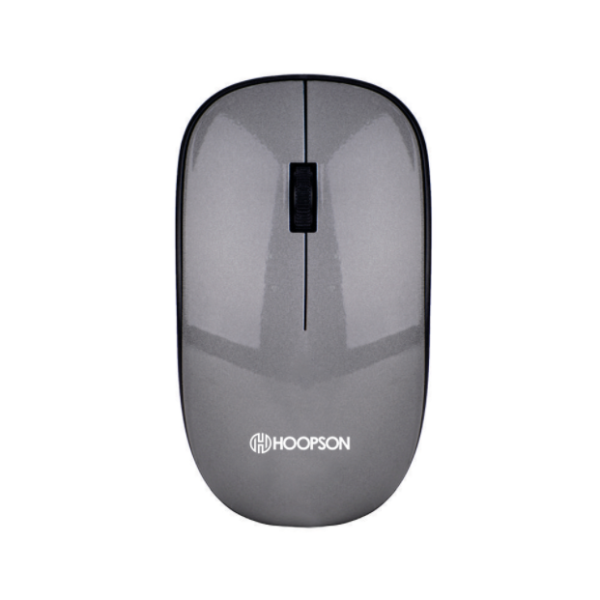 Mouse Mini Sem Fio Hoopson MS-040W 1000 DPI Preto/Cinza