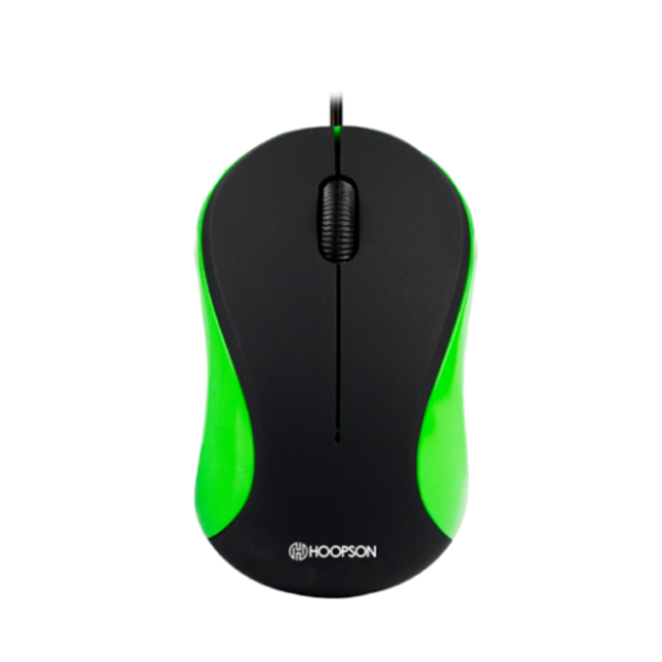 Mouse USB Óptico Hoopson Office MS-034V Verde